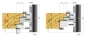 Preview: Wendeplatten-Doppelfalz-Garnitur 200x120x30xZ=2 Type 2